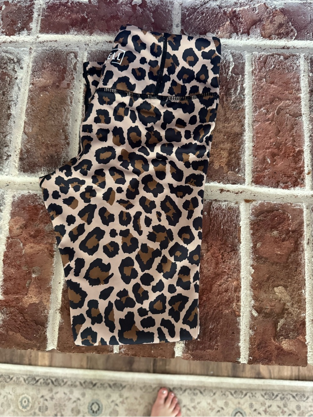 Leopard Print  Leggings - Brown/Black